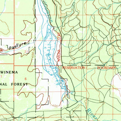 United States Geological Survey Williamson River, OR (1980, 100000-Scale) digital map