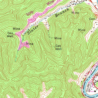 United States Geological Survey Williamson, WV-KY (1964, 24000-Scale) digital map
