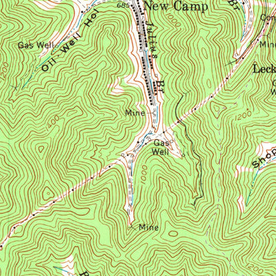 United States Geological Survey Williamson, WV-KY (1964, 24000-Scale) digital map