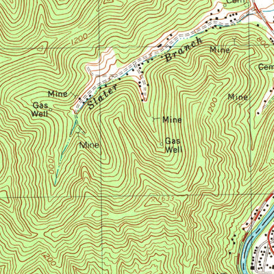 United States Geological Survey Williamson, WV-KY (1992, 24000-Scale) digital map