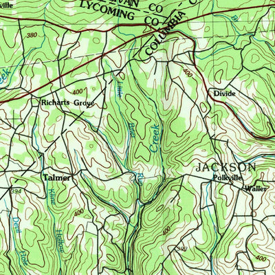 United States Geological Survey Williamsport East, PA (1984, 100000-Scale) digital map