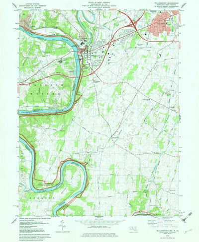 United States Geological Survey Williamsport, MD-WV (1979, 24000-Scale) digital map