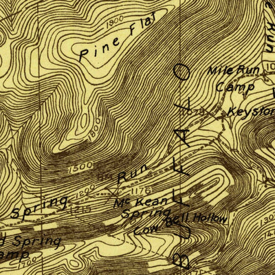 United States Geological Survey Williamsport, PA (1921, 48000-Scale) digital map