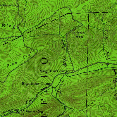 United States Geological Survey Williamsport, PA (1953, 62500-Scale) digital map