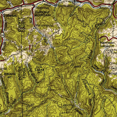 United States Geological Survey Williamsport, PA-NY (1954, 250000-Scale) digital map