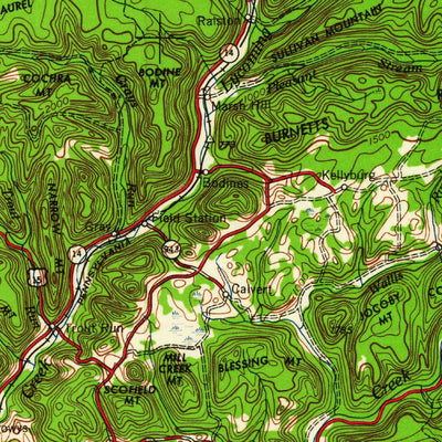 United States Geological Survey Williamsport, PA-NY (1960, 250000-Scale) digital map