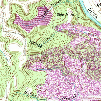 United States Geological Survey Williamsport, TN (1951, 24000-Scale) digital map