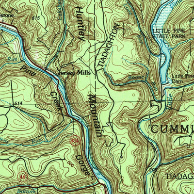 United States Geological Survey Williamsport West, PA (1984, 100000-Scale) digital map