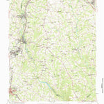 United States Geological Survey Williamston, SC (1957, 62500-Scale) digital map