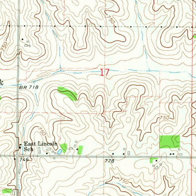 United States Geological Survey Williamstown, IA (1965, 24000-Scale) digital map
