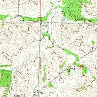 United States Geological Survey Williamstown, IA (1965, 24000-Scale) digital map
