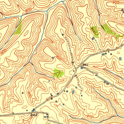 United States Geological Survey Williamstown, KY (1950, 24000-Scale) digital map