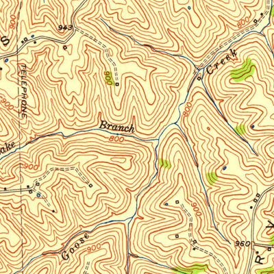 United States Geological Survey Williamstown, KY (1950, 24000-Scale) digital map