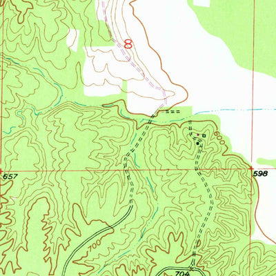 United States Geological Survey Williamstown, MO (1950, 24000-Scale) digital map