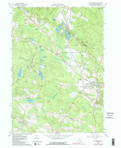 United States Geological Survey Williamstown, NY (1960, 24000-Scale) digital map