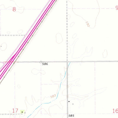 United States Geological Survey Williamsville, IL (1966, 24000-Scale) digital map