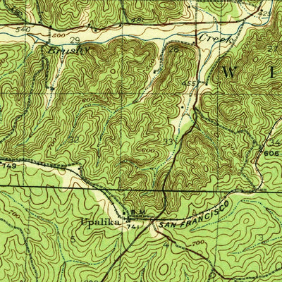 United States Geological Survey Williamsville, MO (1940, 62500-Scale) digital map