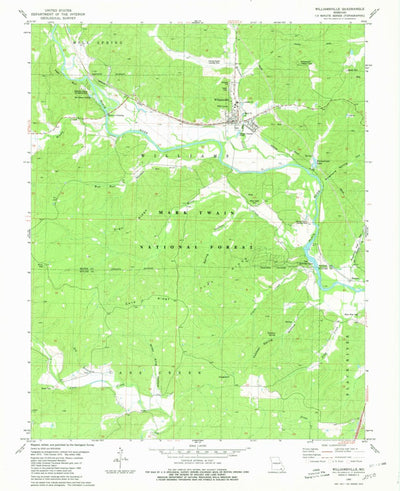 United States Geological Survey Williamsville, MO (1980, 24000-Scale) digital map