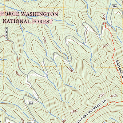 United States Geological Survey Williamsville, VA (2022, 24000-Scale) digital map