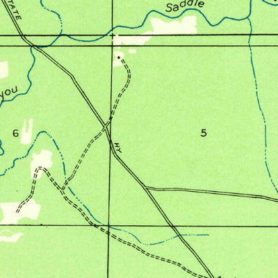 United States Geological Survey Williana, LA (1932, 31680-Scale) digital map