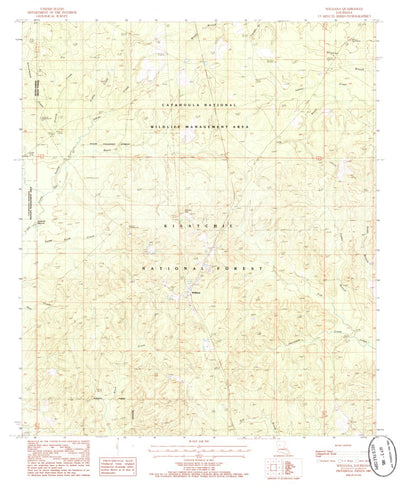 United States Geological Survey Williana, LA (1985, 24000-Scale) digital map