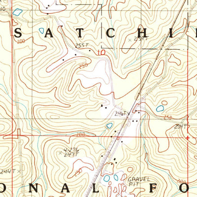United States Geological Survey Williana, LA (1985, 24000-Scale) digital map