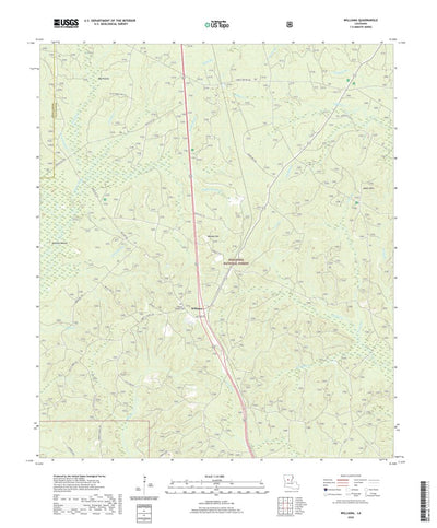 United States Geological Survey Williana, LA (2020, 24000-Scale) digital map