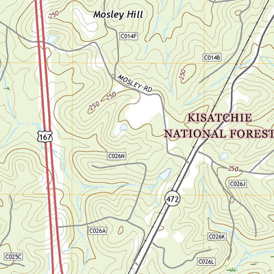 United States Geological Survey Williana, LA (2020, 24000-Scale) digital map