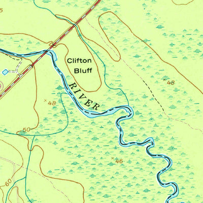 United States Geological Survey Willie, GA (1958, 24000-Scale) digital map