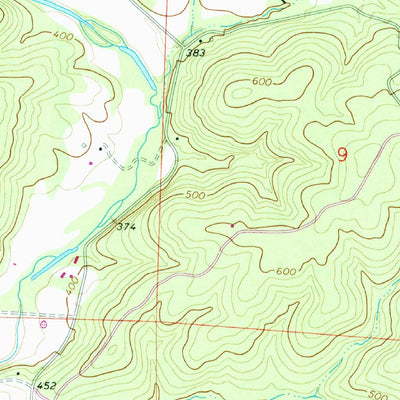 United States Geological Survey Williford, AR (1968, 24000-Scale) digital map