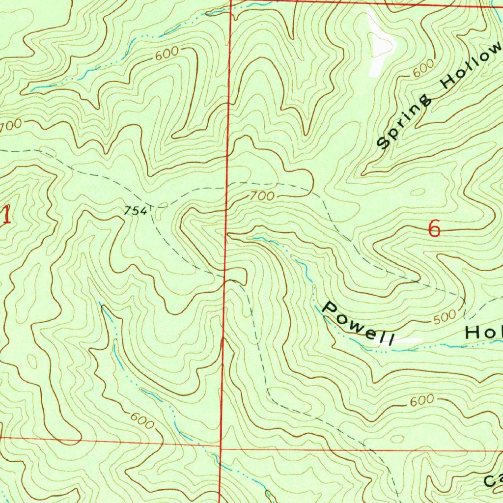 Williford, AR (1968, 24000Scale) Map by United States Geological