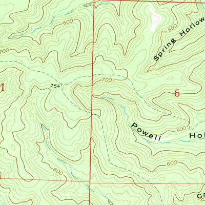 United States Geological Survey Williford, AR (1968, 24000-Scale) digital map