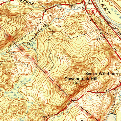 United States Geological Survey Willimantic, CT (1945, 31680-Scale) digital map