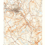 United States Geological Survey Willimantic, CT (1953, 31680-Scale) digital map