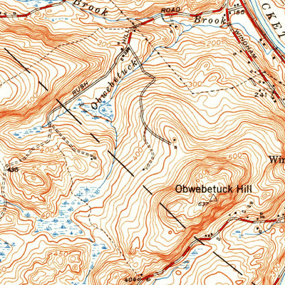 United States Geological Survey Willimantic, CT (1953, 31680-Scale) digital map