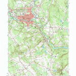 United States Geological Survey Willimantic, CT (1984, 24000-Scale) digital map