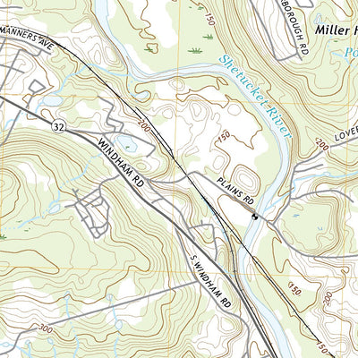 United States Geological Survey Willimantic, CT (2021, 24000-Scale) digital map