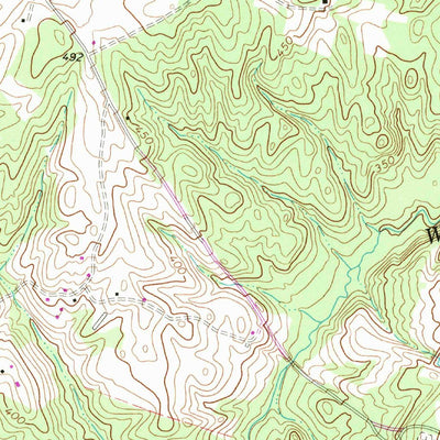 Willis Mountain, VA (1968, 24000-Scale) Map by United States Geological ...