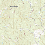 United States Geological Survey Willis Ridge, CA (2021, 24000-Scale) digital map