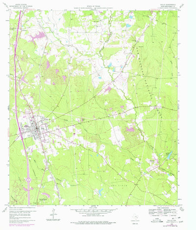 United States Geological Survey Willis, TX (1960, 24000-Scale) digital map