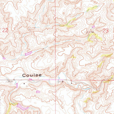 United States Geological Survey Williston East, ND (1959, 24000-Scale) digital map