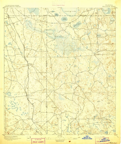 United States Geological Survey Williston, FL (1895, 62500-Scale) digital map