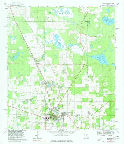 United States Geological Survey Williston, FL (1969, 24000-Scale) digital map