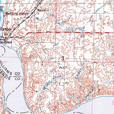 Williston, ND (1953, 250000-Scale) Map by United States Geological ...