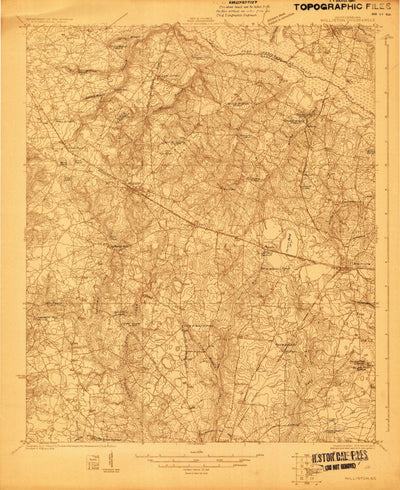 United States Geological Survey Williston, SC (1923, 48000-Scale) digital map
