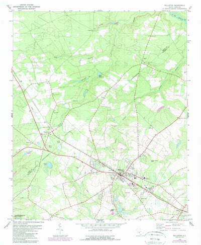 United States Geological Survey Williston, SC (1979, 24000-Scale) digital map