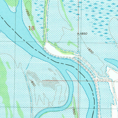 United States Geological Survey Williston SW, ND (1979, 24000-Scale) digital map