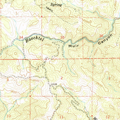 United States Geological Survey Willits, CA (1961, 62500-Scale) digital map