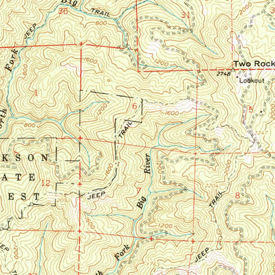 United States Geological Survey Willits, CA (1961, 62500-Scale) digital map
