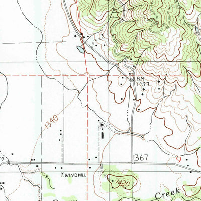 United States Geological Survey Willits, CA (1991, 24000-Scale) digital map